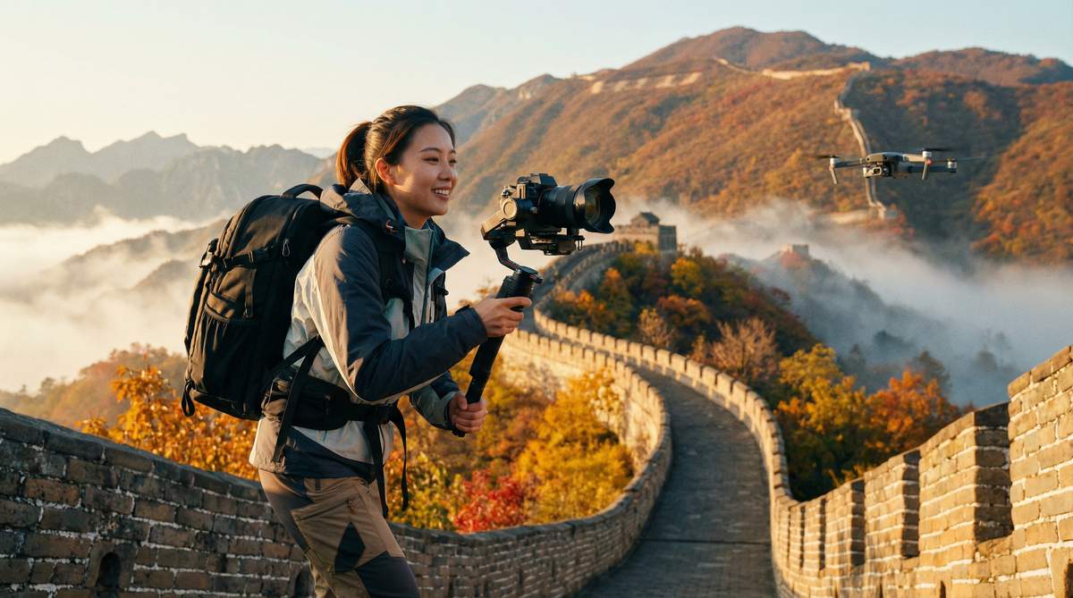 抖荫短视频自驾旅途视频