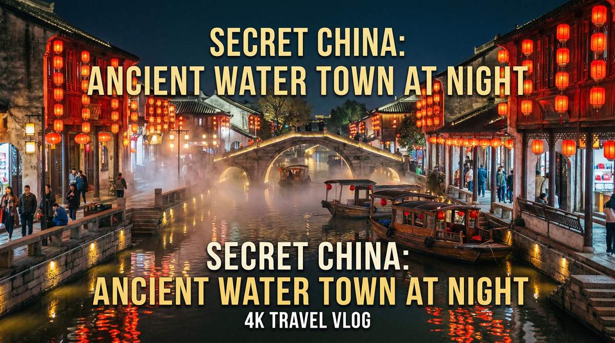 抖荫短视频古镇夜景旅拍视频